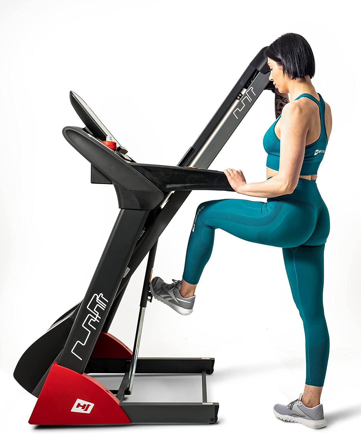 Hop-Sport HS-2800LB Laufband für Zuhause, klappbar, große Lauffläche, bis 20 km/h, 18 Programme, bis 150 kg