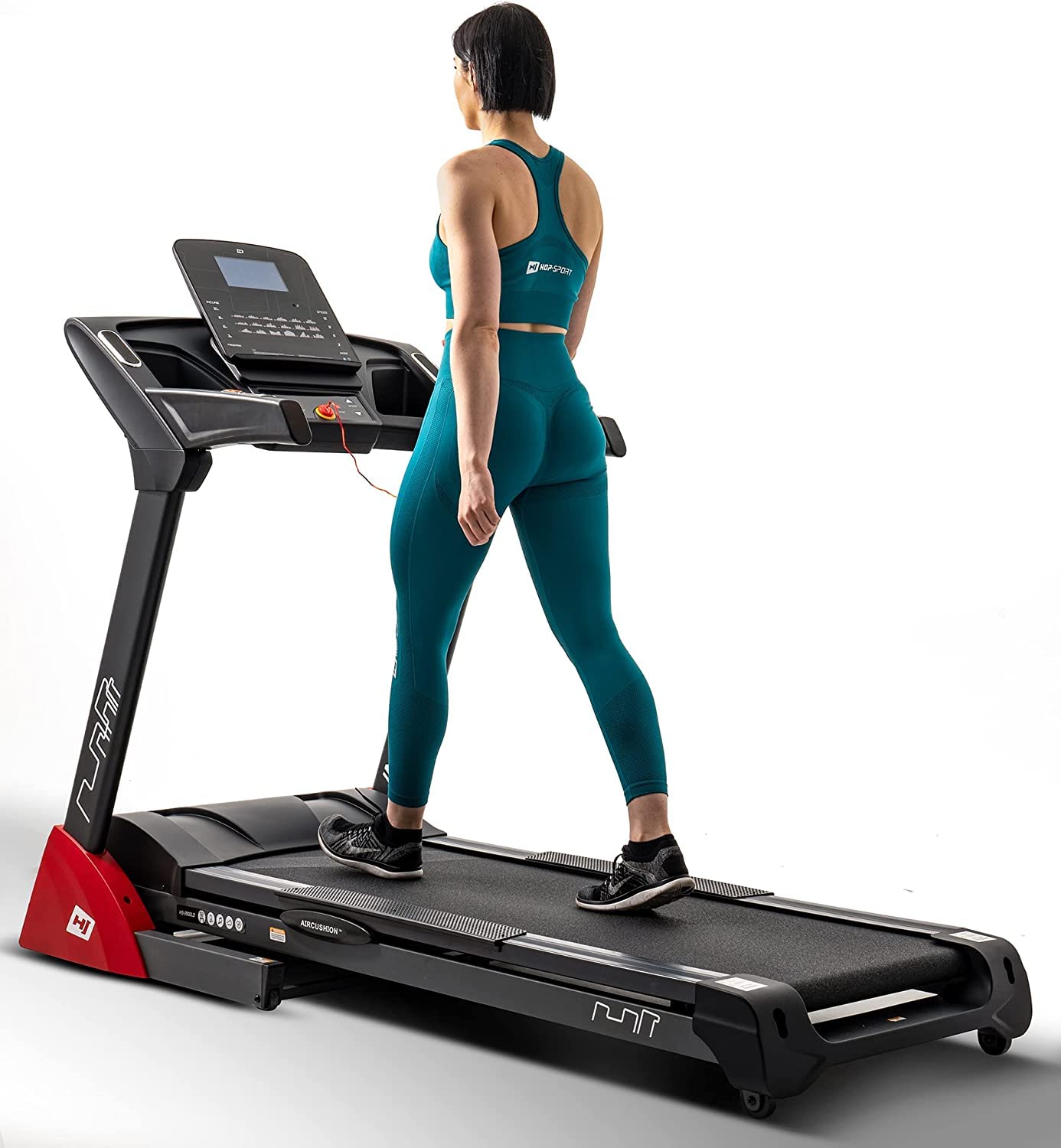 Hop-Sport HS-2800LB Laufband für Zuhause, klappbar, große Lauffläche, bis 20 km/h, 18 Programme, bis 150 kg