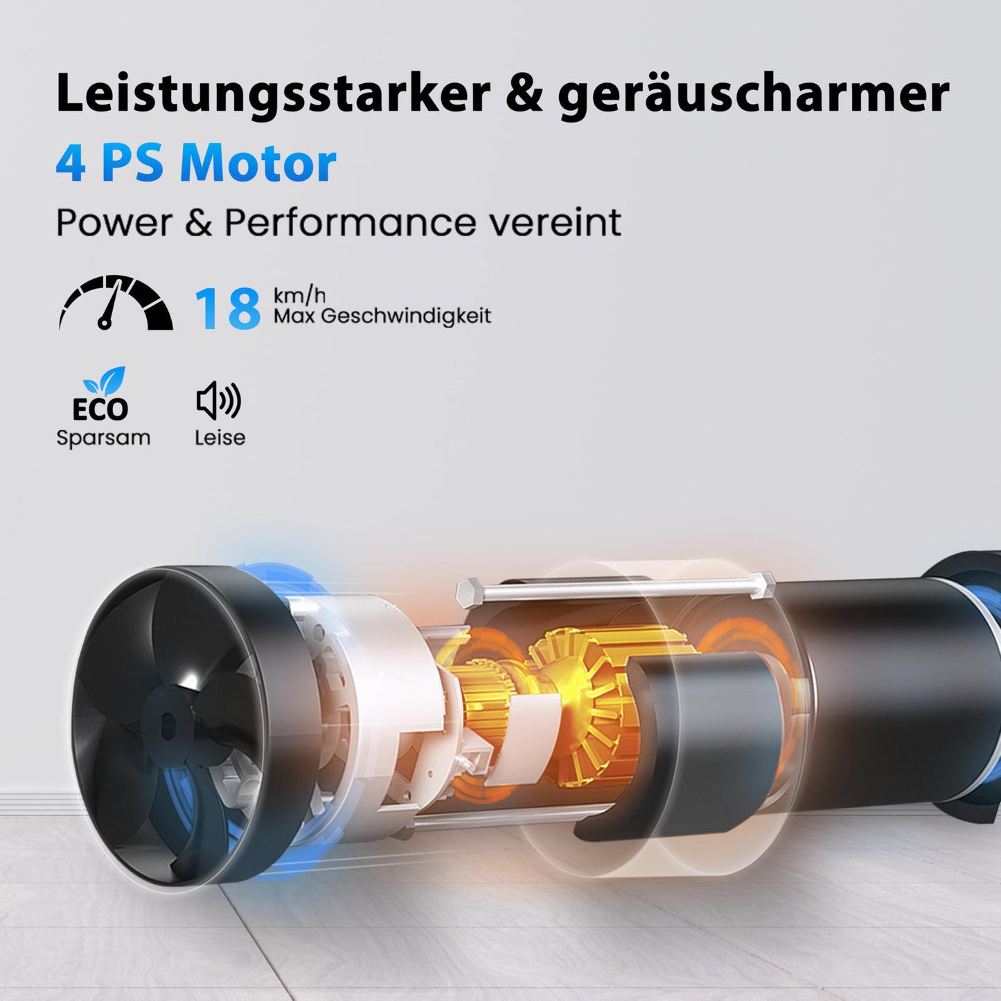 AsVIVA T16 Profi Laufband, 18km/h, 4PS, 18% Steigung, klappbar, Bluetooth-App, bis 150kg, ideal für Cardio, Fitness & Training zuhause